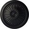 Ekena Millwork Alexa Ceiling Medallion (Fits Canopies up to 3"), Hand-Painted Steel Gray, 15"OD x 1 3/4"P CM14AXSGS - alternate 1
